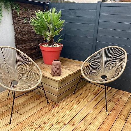 Appartement Centre Ville Quimper Avec Terrasse Exterior foto